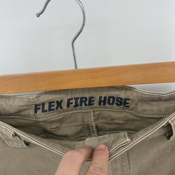 Duluth Trading Co. Flex Fire Hose stretch flat front carpenter pants sz 42x30 - Picture 5 of 7